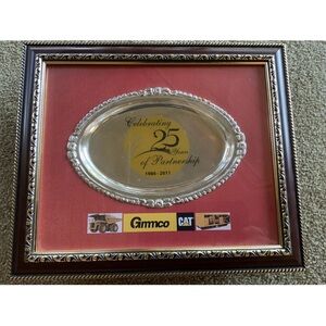 Limited Edition Silver Tray India 2011 - In Original Frame